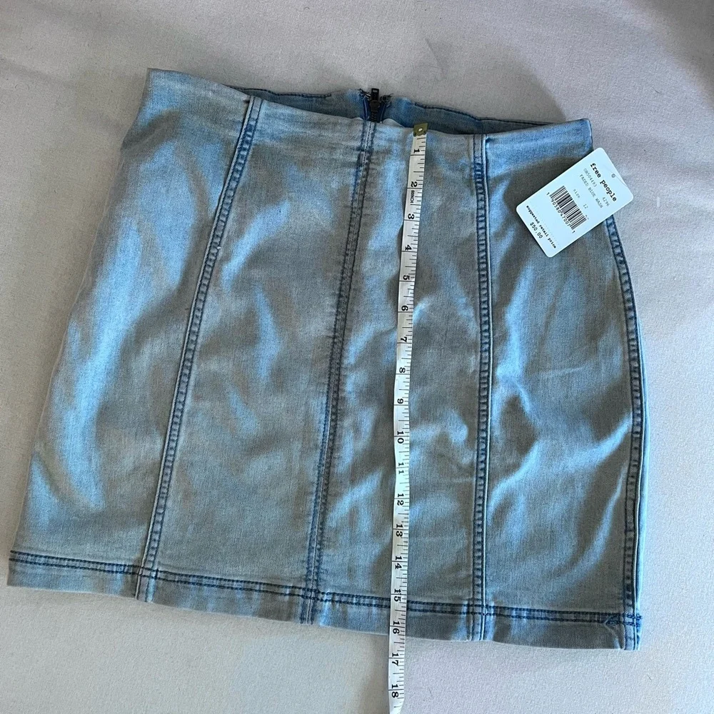 Free People Modern Femme Denim Mini Skirt - Picture 4 of 5
